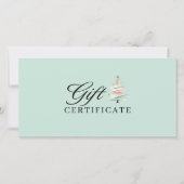 SALON KERSTBOOM BEDRIJFS CERTIFICAAT (Voorkant)
