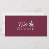 SALON KERSTBOOM ZAKENCERTIFICAAT (Voorkant)