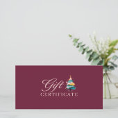 SALON KERSTBOOM ZAKENCERTIFICAAT (Staand voorkant)