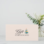 SALON KERSTBOOM ZAKENCERTIFICAAT (Staand voorkant)
