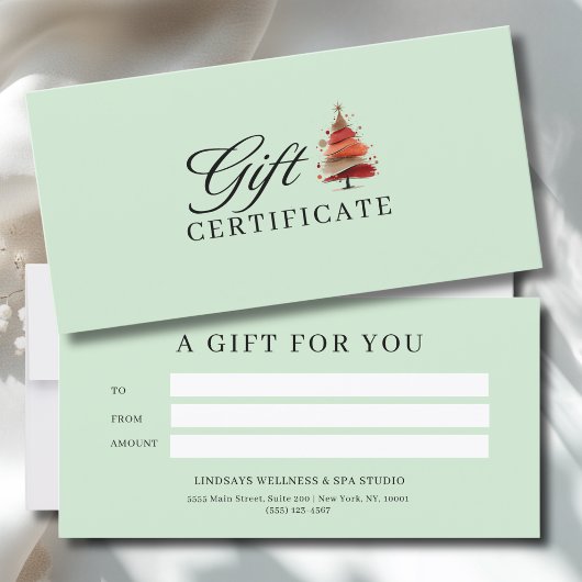 SALON KERSTBOOM ZAKENCERTIFICAAT