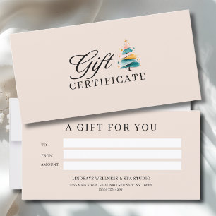 SALON KERSTBOOM ZAKENCERTIFICAAT