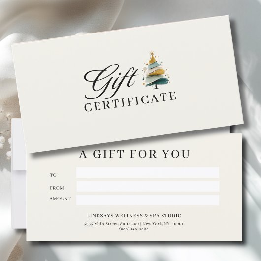 SALON KERSTBOOM ZAKENCERTIFICAAT
