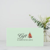 SALON KERSTBOOM ZAKENCERTIFICAAT (Staand voorkant)