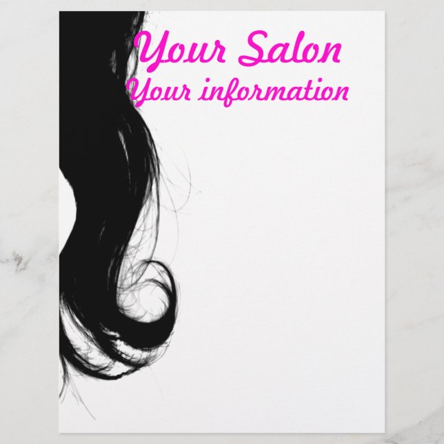 salon letterhead custom briefhoofd (Voorkant)