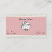 Salon Loyalty Visitekaartje Punch Card (Voorkant)