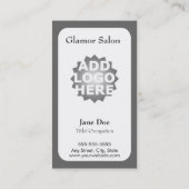 Salon Loyalty Visitekaartje Punch Card (Achterkant)