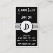 Salon Loyalty Visitekaartje Punch Card (Voorkant)