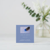 Salon Make-up Elegant Professioneel Plein Luxe Vierkante Visitekaartje (Staand voorkant)