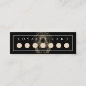 Salon Make-up Hair Nails Mystic Tarot Celestial Klantenkaartje (Voorkant)