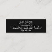 Salon Make-up Hair Nails Mystic Tarot Celestial Klantenkaartje (Achterkant)