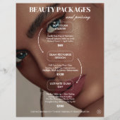 Salon Makeup Promotion Pricing Flyer (Voorkant)