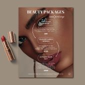 Salon Makeup Promotion Pricing Flyer