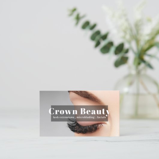 Salon Microblading, Eyebrows, Permanent Makeup Visitekaartje (Staand voorkant)