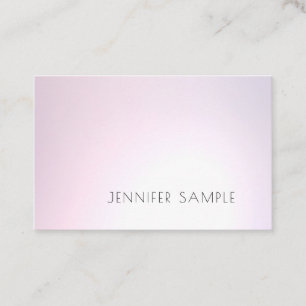 Salon Modern Elegant Design Professional Plain Visitekaartje