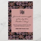 Salon Moederdag Cadeaubon Actie Flyer (Voorkant)