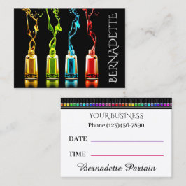 Salon - Nail Technicier - Benoemingskaart Visitekaartje