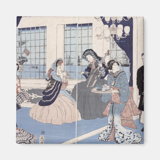 Salon of a house of foreign merchants at magneet (Voorkant)