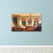 Salon of Princess Mathilde Bonaparte Canvas Afdruk (Insitu (Houten vloer))