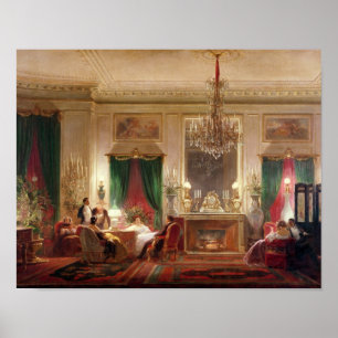 Salon of Princess Mathilde Bonaparte Poster