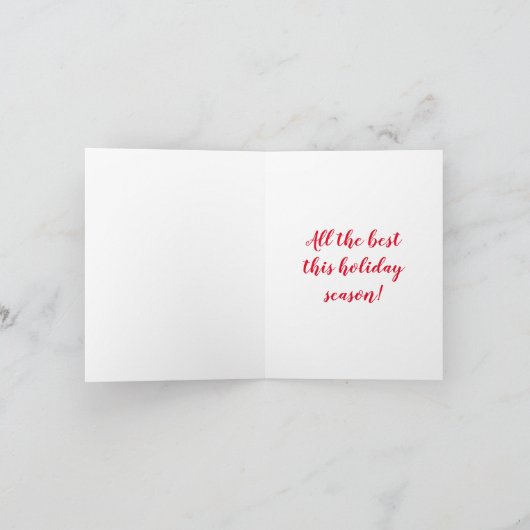 Salon of spa kerst- of feestkaart feestdagen kaart (Binnen)