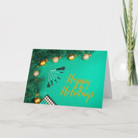 Salon of spa Kerstmis/Vakantiedagen Feestdagen Kaart (Voorkant)