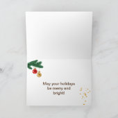 Salon of spa Kerstmis/Vakantiedagen Feestdagen Kaart (Binnen)