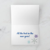 Salon of spa Kerstmis/Vakantiedagen Feestdagen Kaart (Binnen)