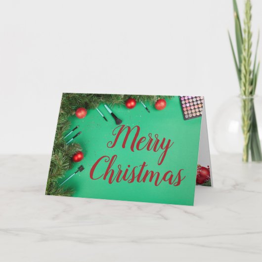 Salon of spa Kerstmis/Vakantiedagen Feestdagen Kaart (Voorkant)