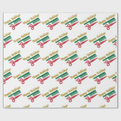 Salon of Stylist Kerstmis Cadeaupapier (Vlak)