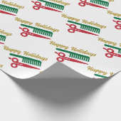 Salon of Stylist Kerstmis Cadeaupapier (Hoek)