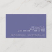 Salon op Damask Visitekaartje (Achterkant)