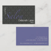 Salon op Damask Visitekaartje (Voorkant / Achterkant)