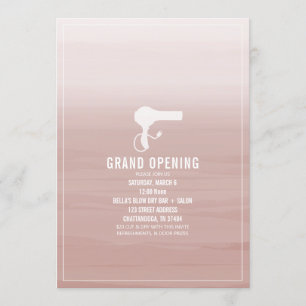 Salon Openen Roze Ombre Kaart