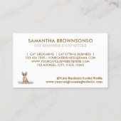 Salon Pet Spa Sphynx Cat Visitekaartje (Achterkant)