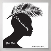 Salon Poster Priming Words Hypnotic Hair Dresser (Voorkant)