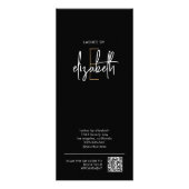 Salon Prijslijst Diensten Rack Kaart (Achterkant)