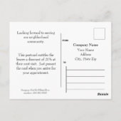 Salon Professional Adverteren Briefkaart - HAMbyWG (Achterkant)