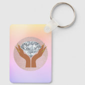 Salon QR code Modern Sleutelhanger (Achterkant)