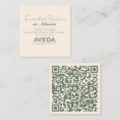 Salon QR Code Visitekaartje (Voorkant / Achterkant)