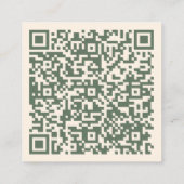 Salon QR Code Visitekaartje (Achterkant)