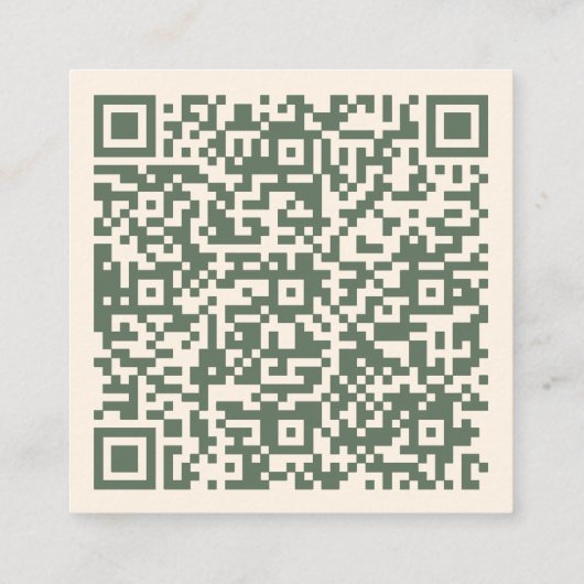 Salon QR Code Visitekaartje (Achterkant)