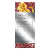 Salon Rack Kaart Jewelry Tanning Silver Sparkle Re (Voorkant)