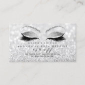 Salon Reference Kaart Glitter Silver Grey Lashes1 (Voorkant)