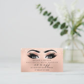 Salon Reference Kaart Makeup Spark Pink Peach Lash (Staand voorkant)