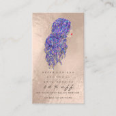 Salon Reference Kaart Pearl Makeup Lash Hairdresse (Voorkant)