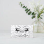 Salon Reference Kaart Silver Makeup Lashes Extensi (Staand voorkant)