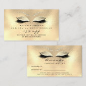 Salon Reference Kaart Skinny Makeup Lash Champaign (Voorkant / Achterkant)