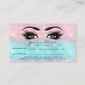 Salon Referral Kaart Ocean Makeup Lashes Extension (Achterkant)