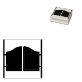 salon rubberstempel (Gestempeld)